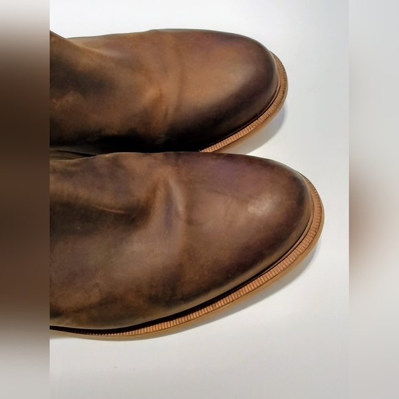 Clarks Chelsea Boot, Beeswax Leather, Brown, Size 12M - Picture 11 of 12